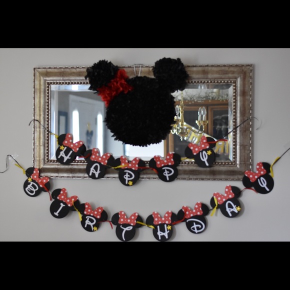 Other Minnie Mouse Birthday Decor Poshmark